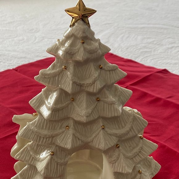 Lenox Holiday Christmas Lenox Santa Sleigh Christmas Tree Votive